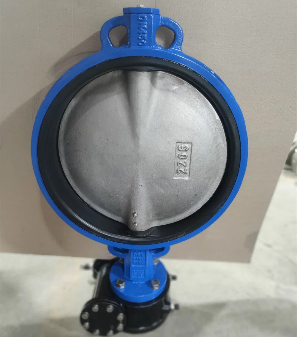 DN100 4 Inch Di Body CF8 SS304 Disc Soft Sealing Butterfly Valve