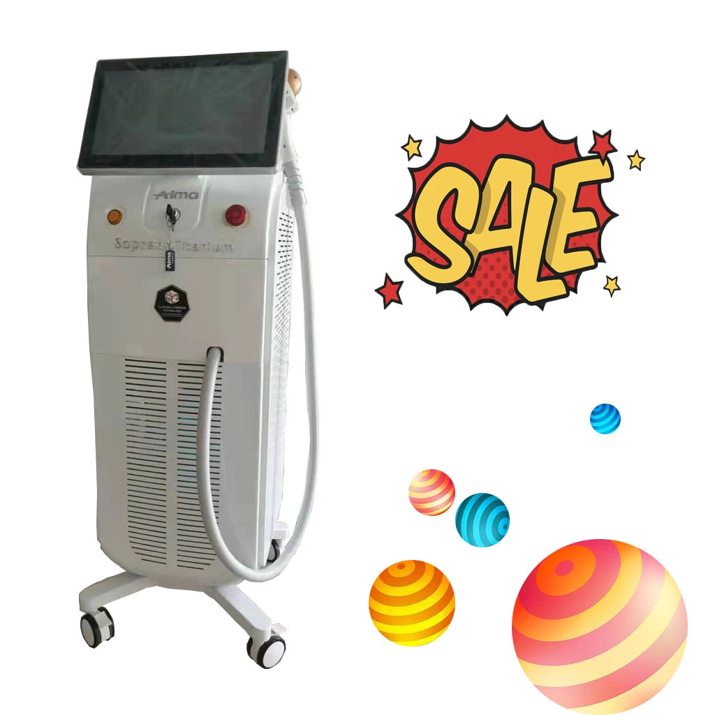 Painless 808 Diode Laser Titanium Hair Removal Machine