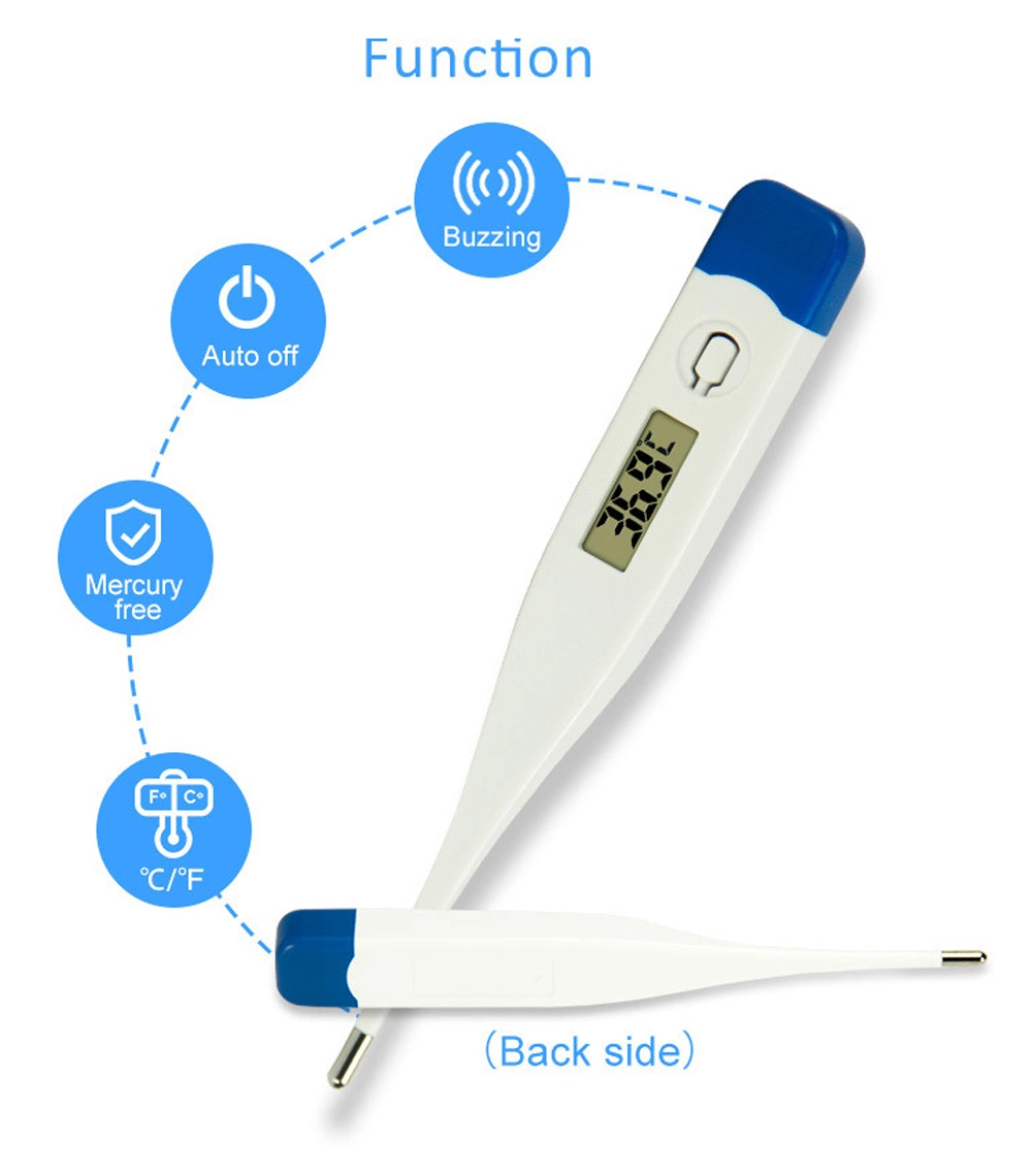 China Manufacturer Factory Wholesale/Supplier Price Medical Hospital Clinical Home Body Armpit Oral Rectal Use Electronic Digital Thermometer