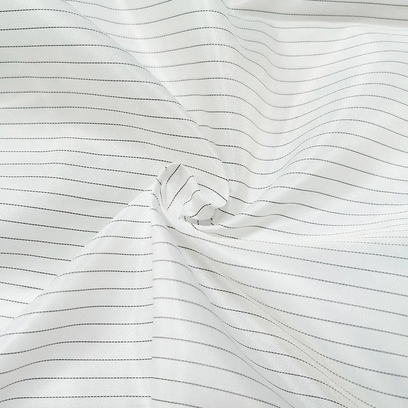 White Stripe Antistatic Cloth ESD Fabric