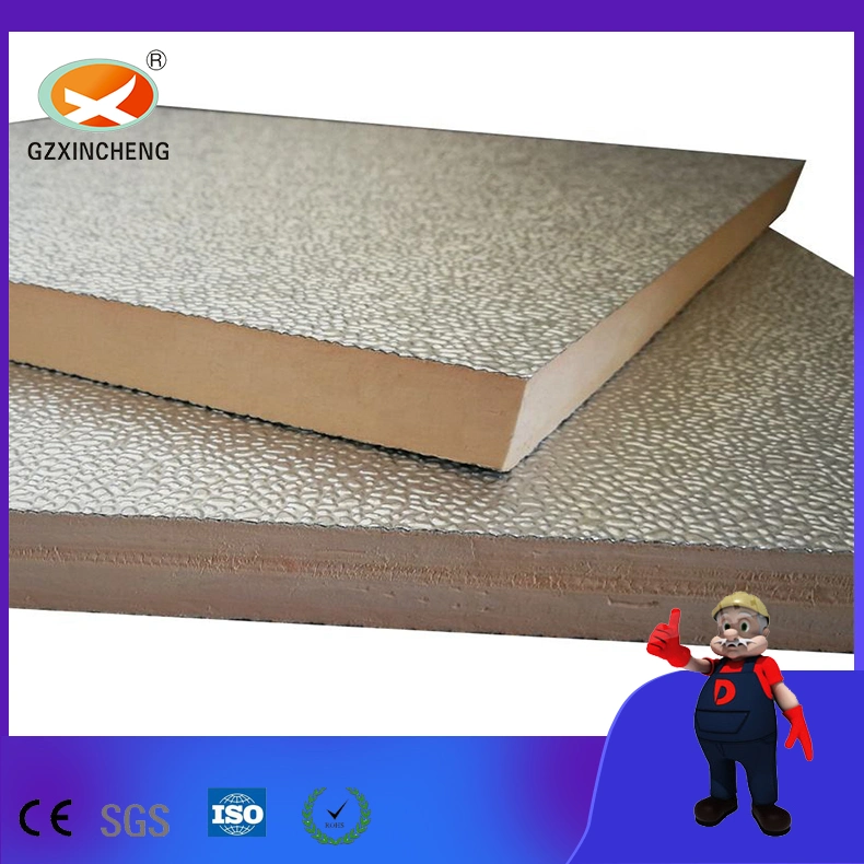 Fireproof Phenolic Foam Heat-Insulated Duct Board with Aluminum Foil