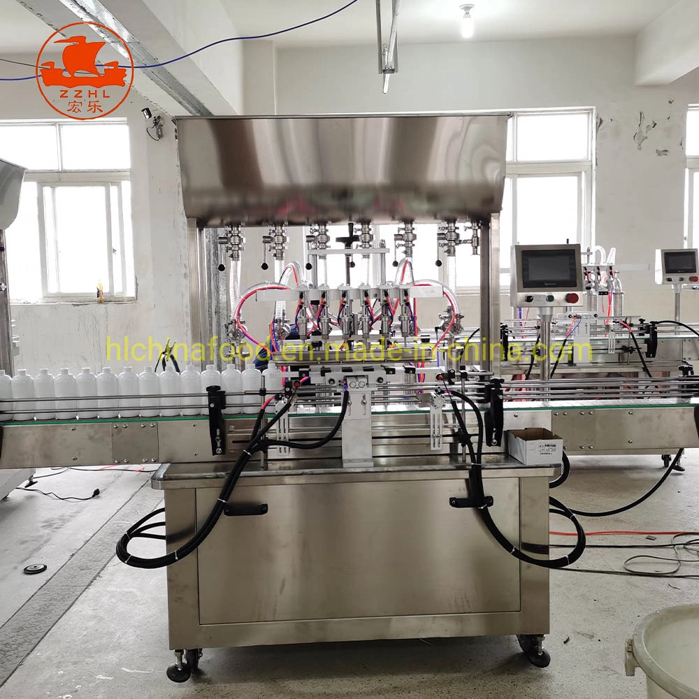 Bottle Oil Jam Lotion Liquid Shampoo Filling Machine with Sealing Packaging Line