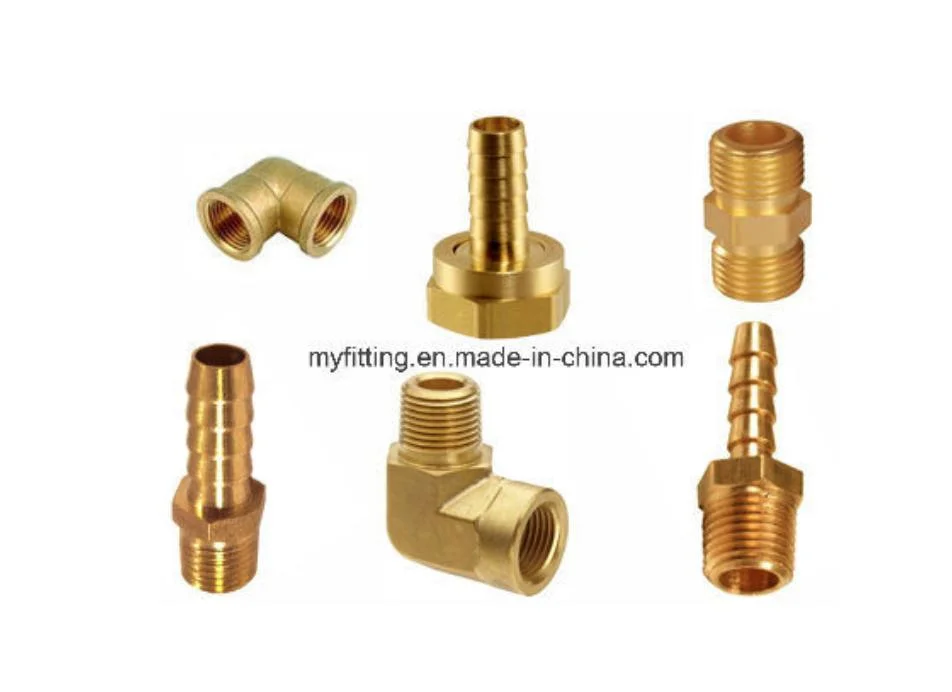 Threaded Connection with Sleeve for Rubber Hose Male, 1/8 1/4" 1/2" Hose Barb to Bsp NPT Male Brass Fitting