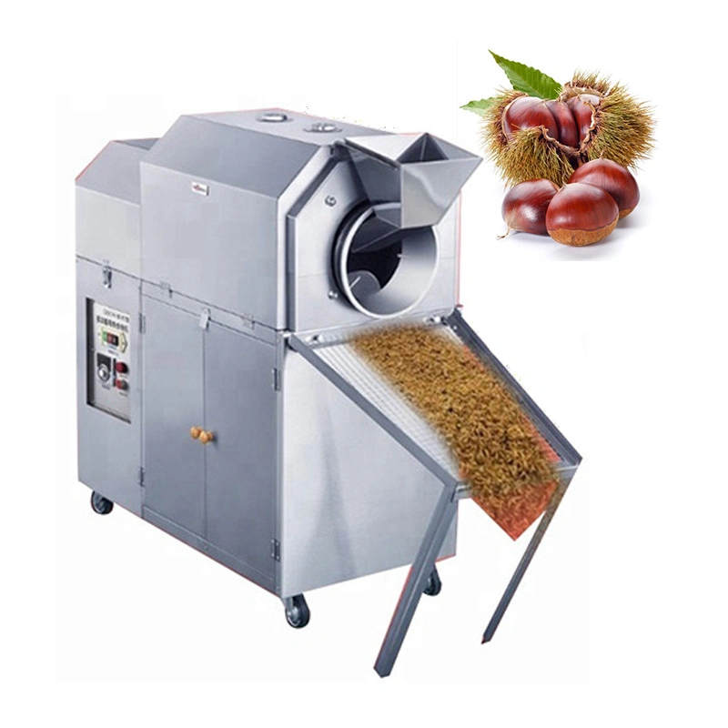 Small Pine Nut Cashew Toaster Groundnut Sunflower Seeds Peanut Roaster Machinery Cocoa Bean Roasting Machine