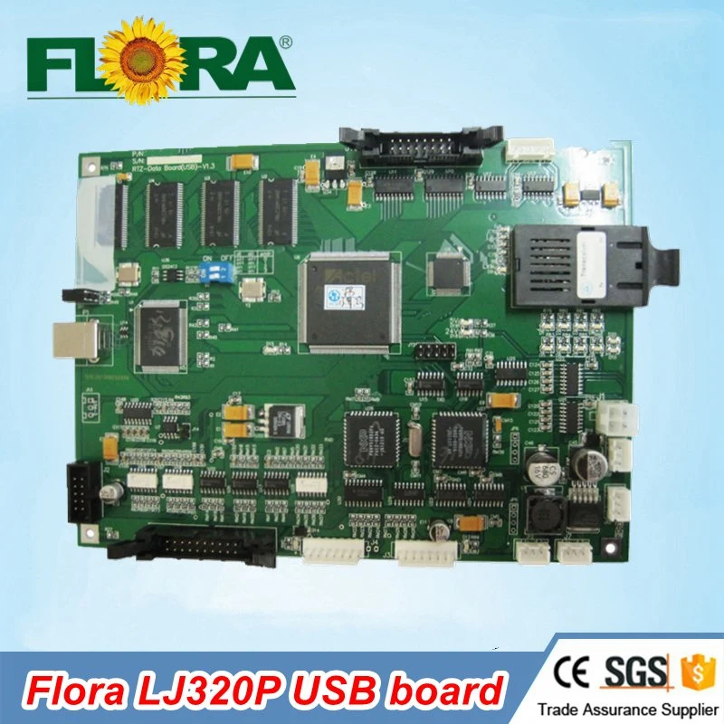 Original and New Flora Lj320p Lj3208p Printer USB Board/Mainboard for Polaris 512 Head USB Board/Mainboard