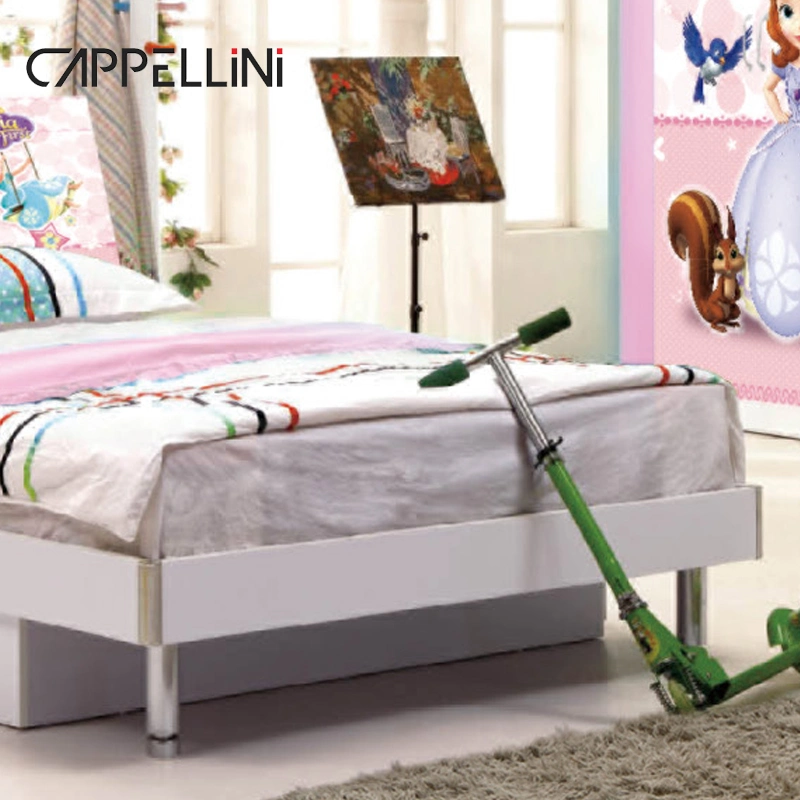 Hot Sale Cartoon Design Girl Princess Room Children Bed Sets MDF Home Kids Bedroom Furniture