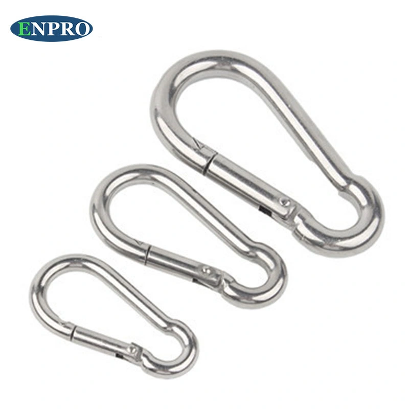 Enpro 304 Stainless Steel Carabiners Rigging Hardware Commercial Snap Hook DIN5299c