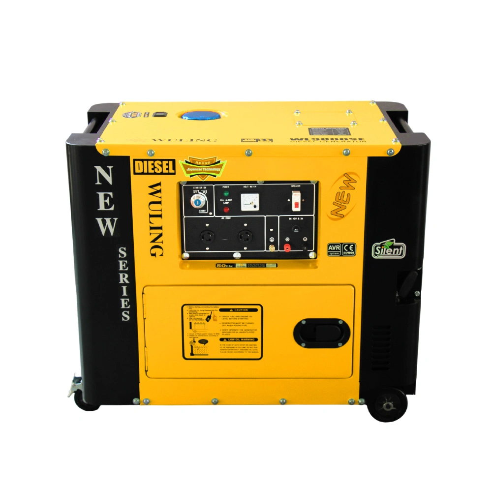 Air-Cooled Professional 5kw Single Phase Engine Generator Set