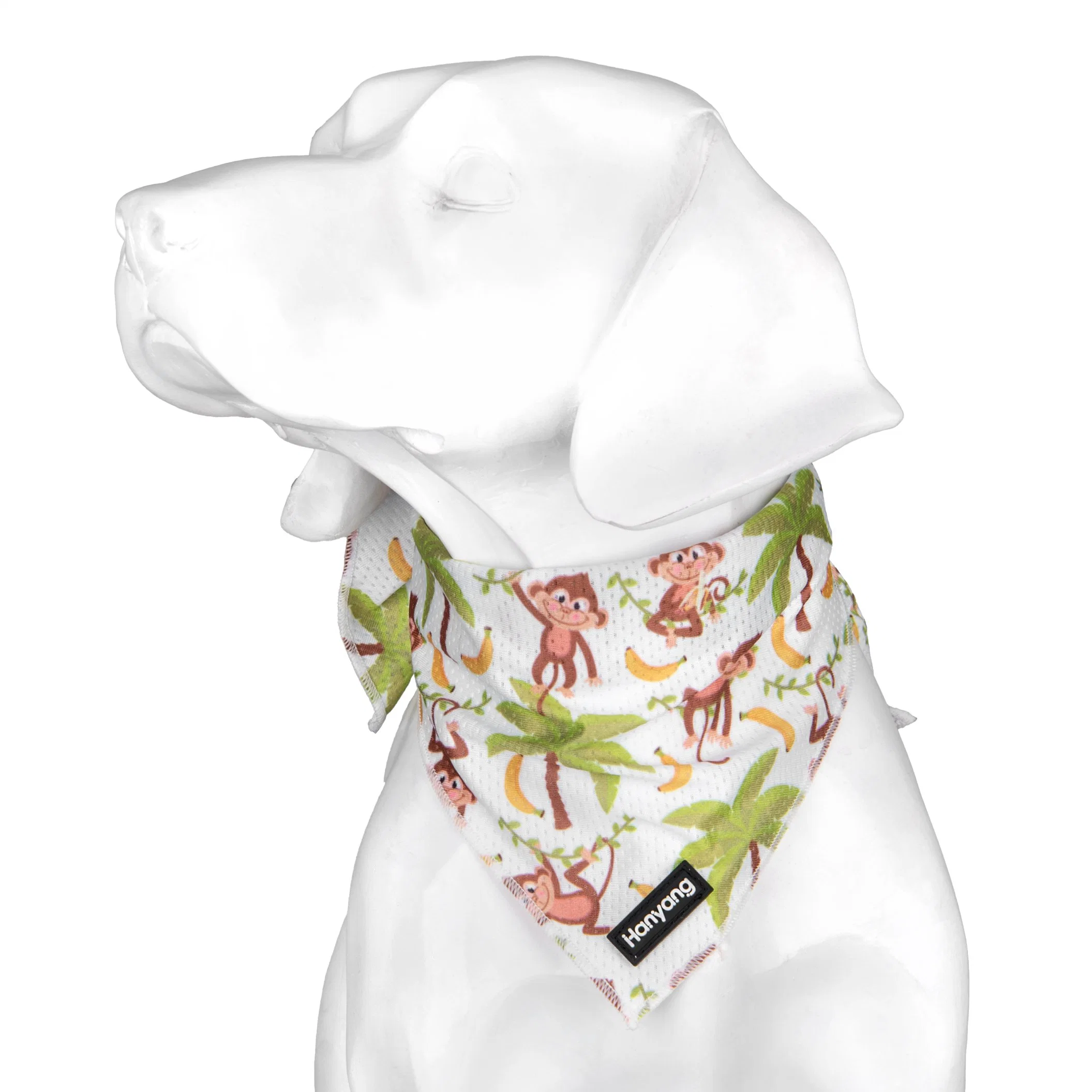 New Released OEM Sublimation Polyester Cooling Padded Pet Dog Bandannas Pet Accessories for Puppy Pets