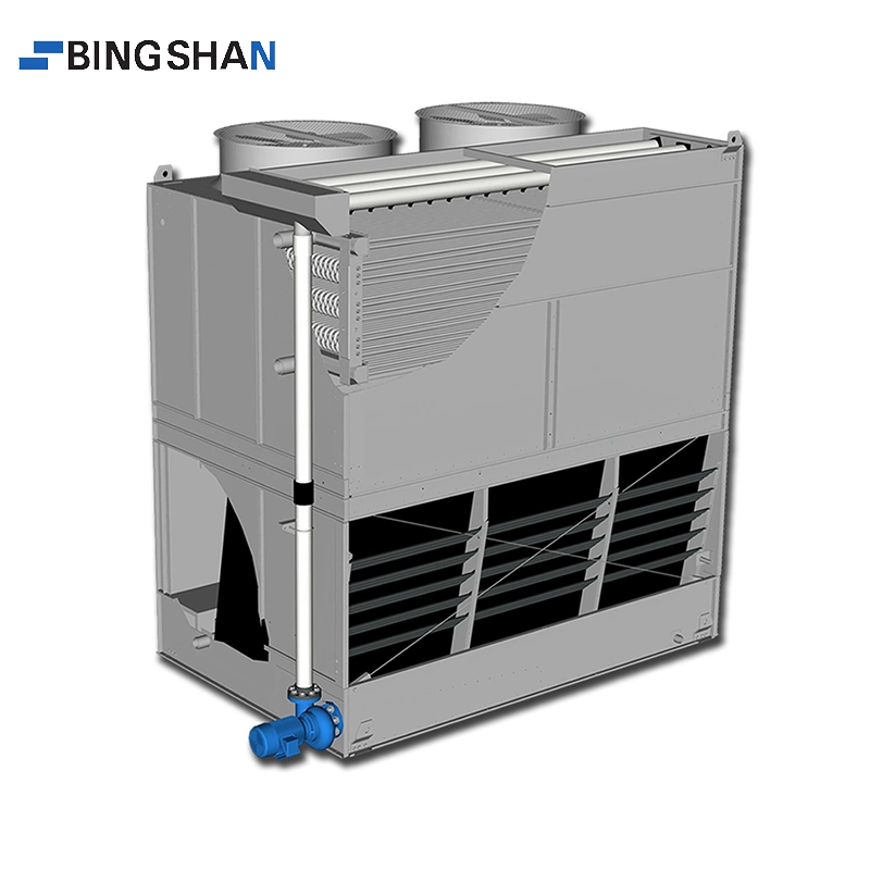 Industrial Stainless Steel Coil Evaporative Condenser for R717 Ammonia Nh3 Compressor