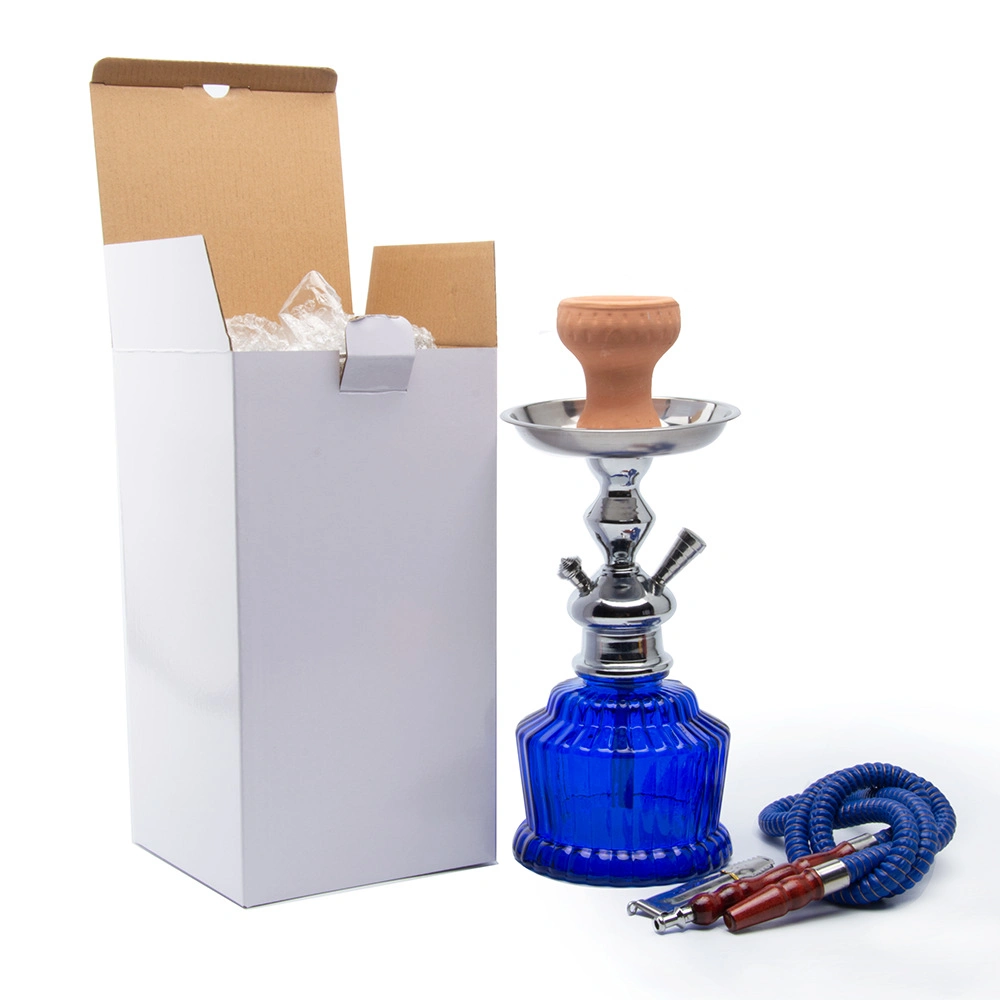 Arab Glass Hookah Bonging Shisha Wasserpfeifen Narguile Komplette Topf Shisha Schlauch Hookah Mund Shisha Schüssel Rauchen Shisha Zubehör mit Eisenkäfig