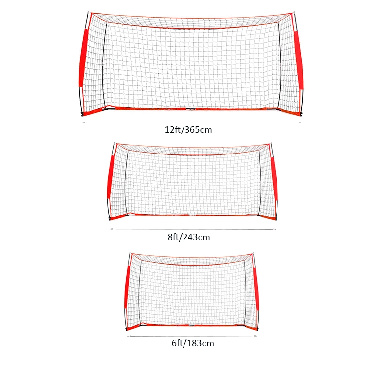 Objectif de porte de football portable pliable de qualité supérieure de 8 pieds Net Post et équipement de pratique de football