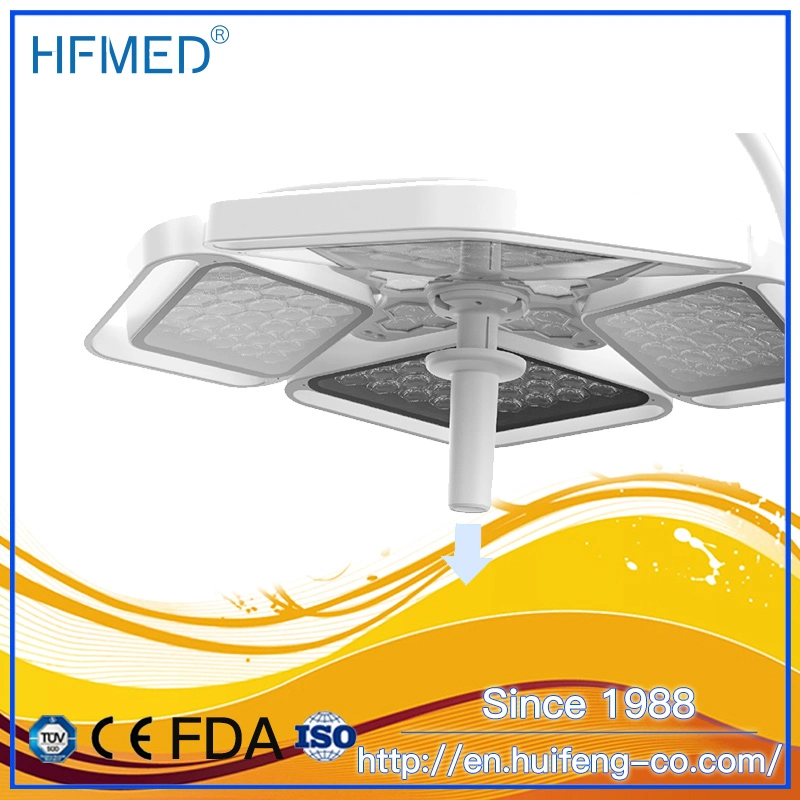 LED hospitalar Shadowless Cirúrgica da lâmpada de funcionamento da China Equipamentos Médicos (HF-L3+4)