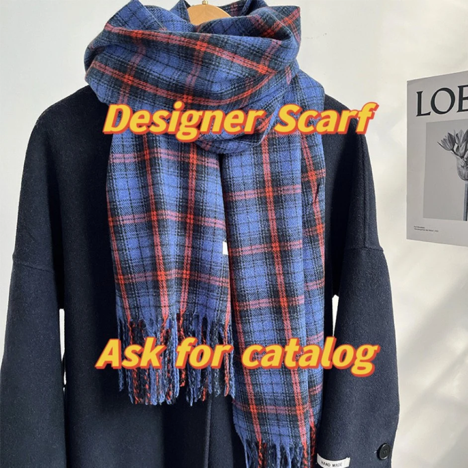 Designer Luxury Replicas Fashion Lady Scarf Gg Cc Women Warm Cashmere Shawl Lady Scarf Small Square Scarves for Handbags Luxury Designer Printed Women Headscarf