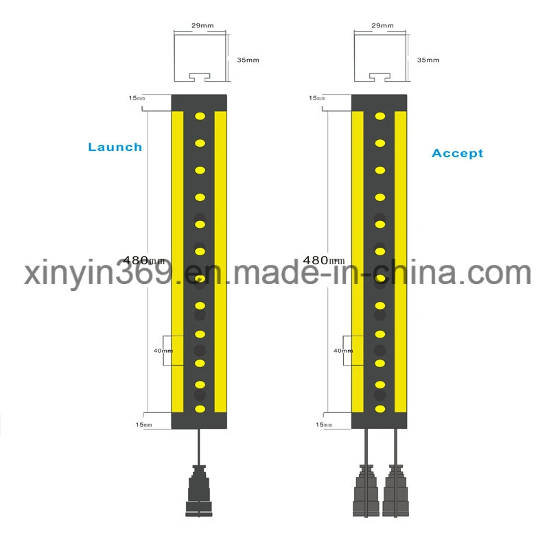 Area Secure Optical Sensor Picking Sensor Safety Curtain