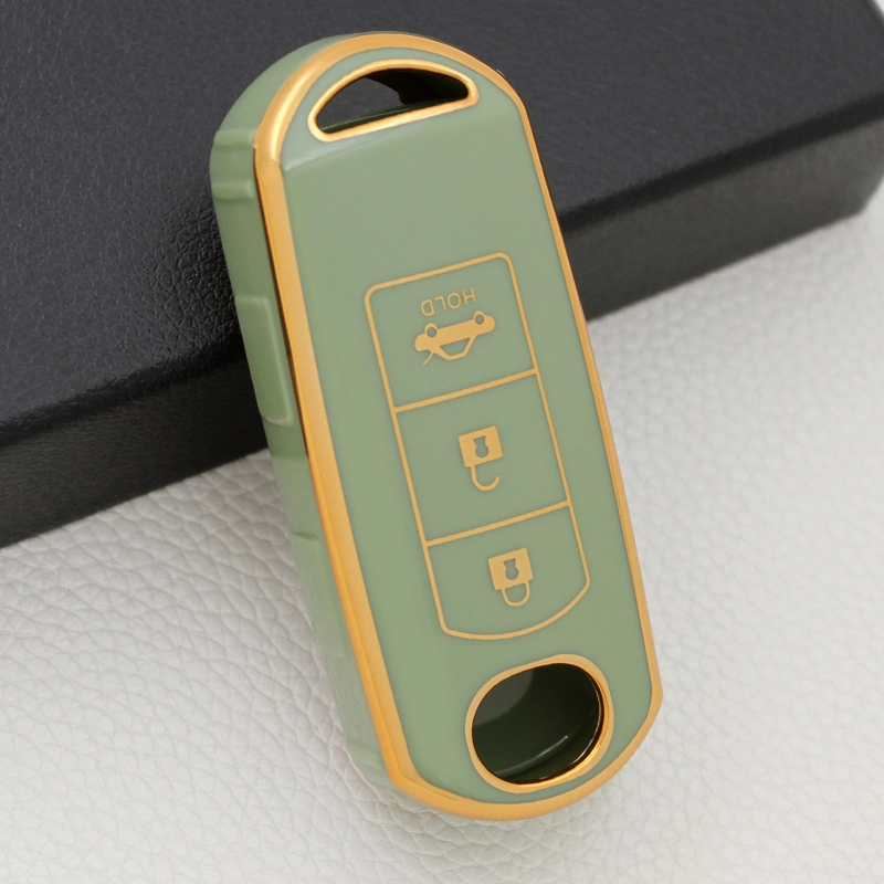 High Quality Soft TPU 3 Buttons Car Key Cover for Cadillac