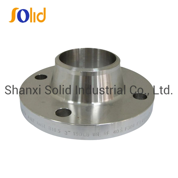 Professional Wholesale/Supplier OEM BS, ANSI, JIS, DIN 304L Stainless Steel Carbon Steel A105 Forged Welding Neck 150lbs Threaded Forged Flanges Factory Price