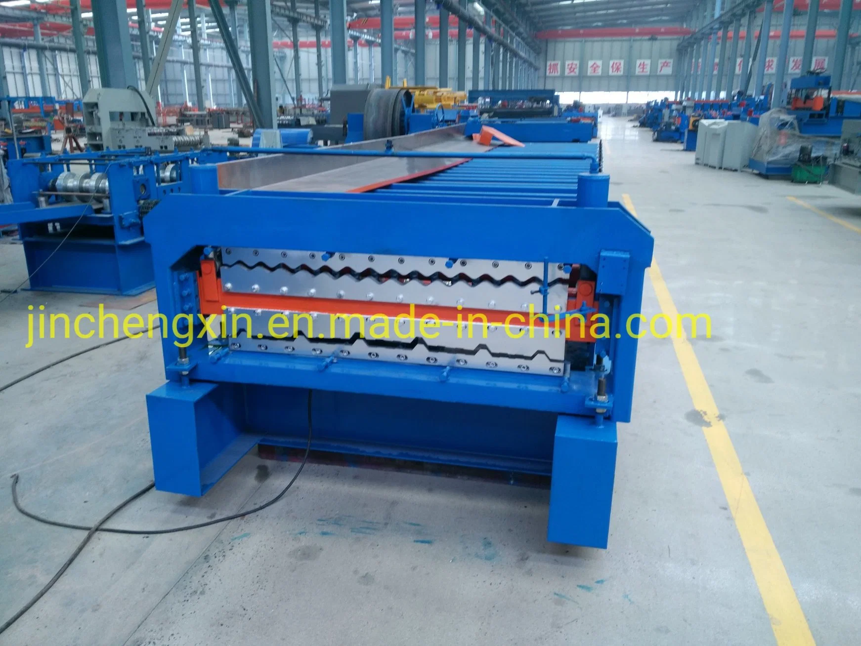 Colored Steel Metal Glazed Plate Rolling Forming Making Machine