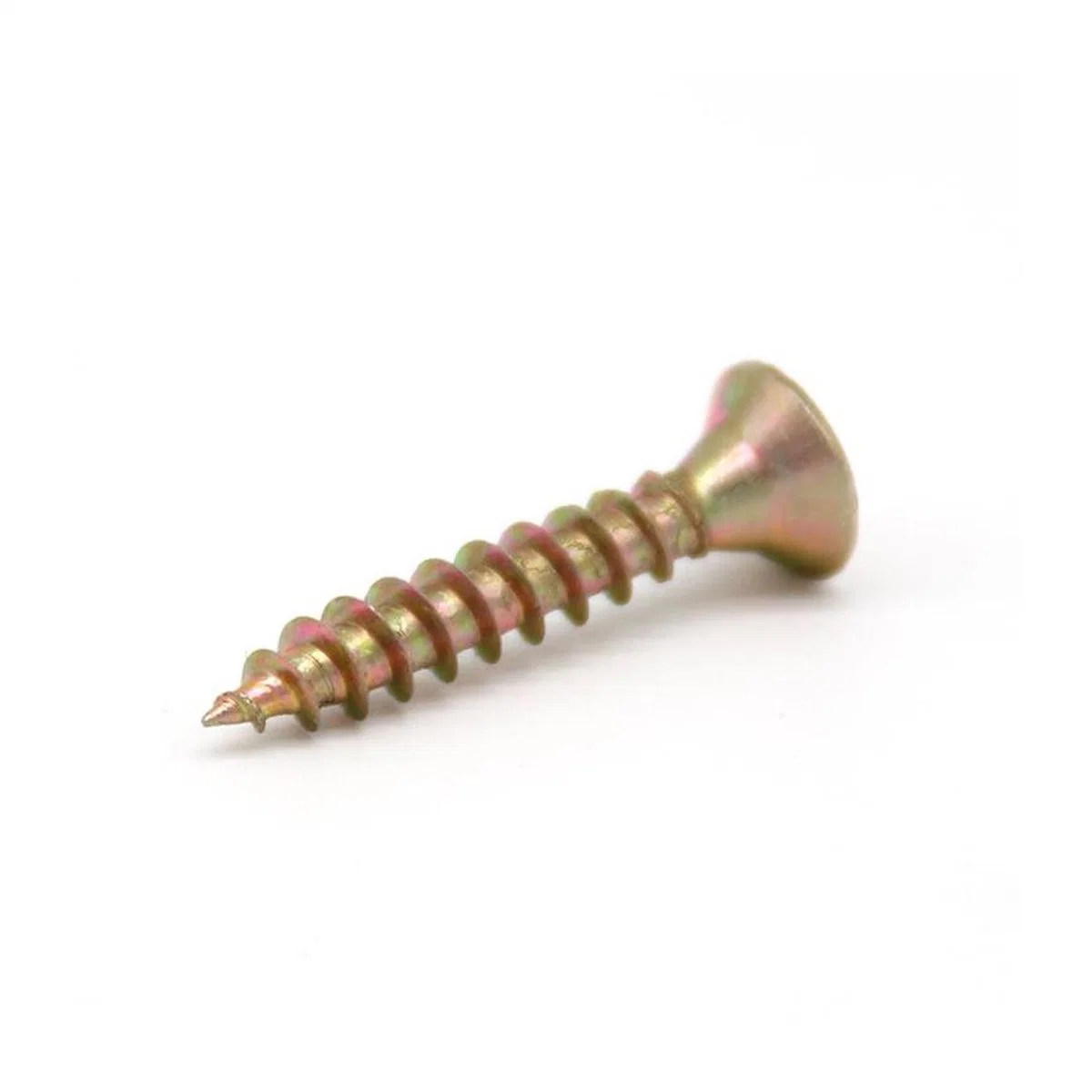 C1022A High quality/High cost performance  Yellow Zinc 5 Chipboard Screw Round Cross Head Self Tapping Screw Wood Screw