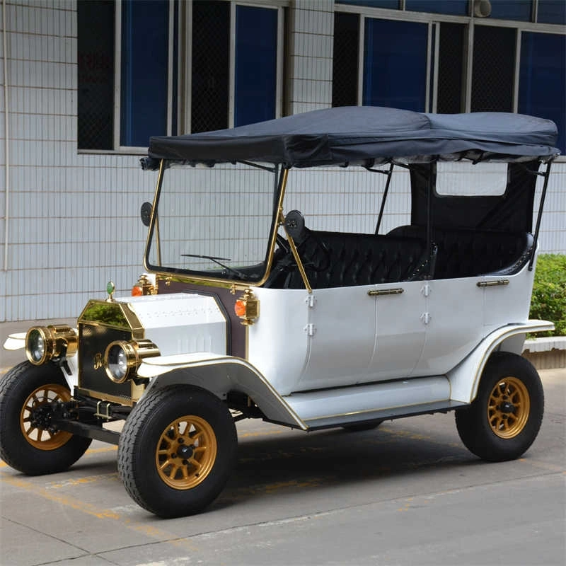 Chinese Factory Outlet New Energy Electric Sightseeing Mini Bus Retro Classic Car Club Vehicle with CE