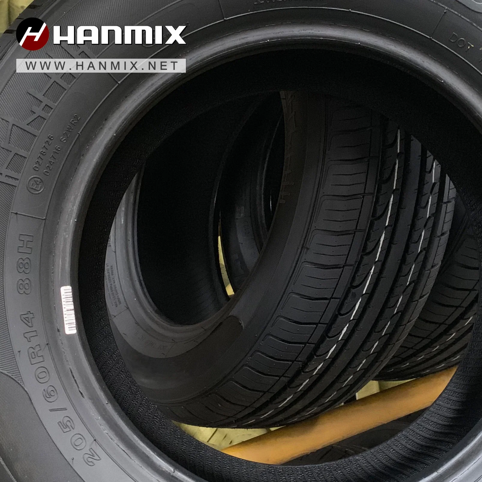 Pneus de PCR da mistura de Hanmix-Tour radial para carros de passageiros SUV Verão Pega para lama/húmido tamanho 175/70r13 185/70r14 195/70r14 185/65r15 195/65r15 205/65r16 215/60r16