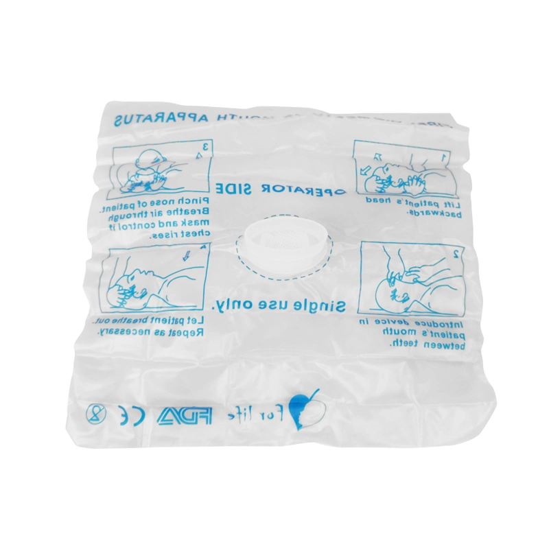 Disposable CPR Face Shield Masks Pocket Size Breathing Mask Manikin Face Shield for First Aid Emergency Rescue