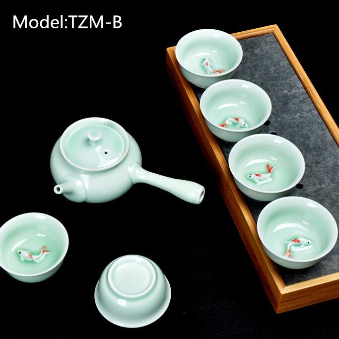 Porcelain Tea Set Gifts Promotional Gift Sets Ceramic Teapot Cup Sets Ceramic Tea Set