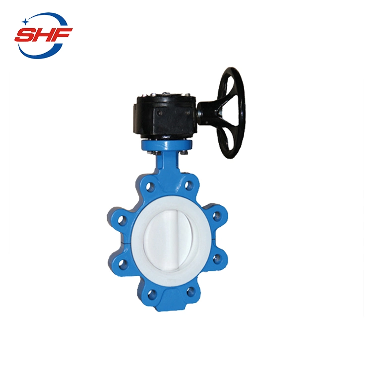 Top Quality API609 EPDM Lined PTFE Lined Cast Iron One Piece Shaft Wafer Lug Type API Butterfly Valves Price