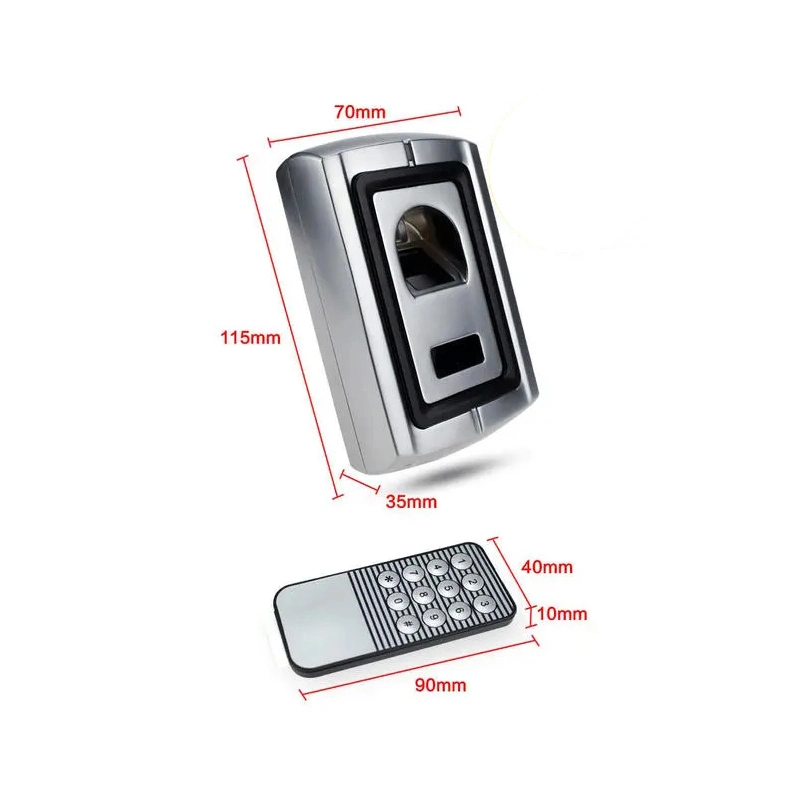 Metal Waterproof Fingerprint Access Control for Automatic Doors