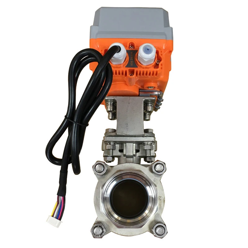 High Quality Explosion Proof Stainless Steel Motorised Ball Valve 2 Way