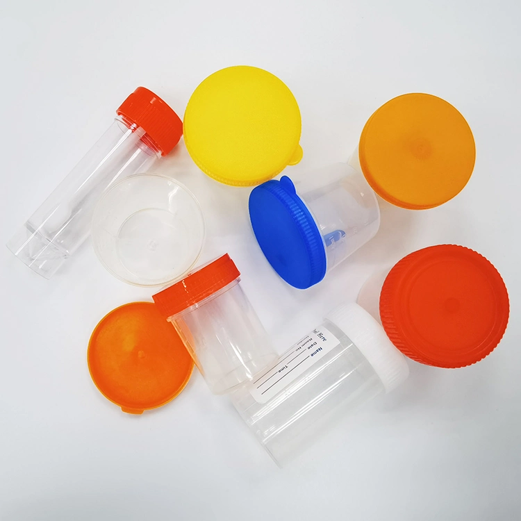 Plastic Disposable Specimen Collection Stool Urine Container 30ml 60ml