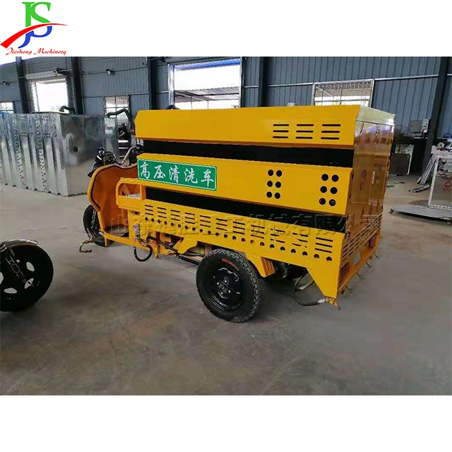 Electric Three-Wheel High Pressure Cleaning Car Residential Property Ground Disinfection Guardrail Cleaning Car