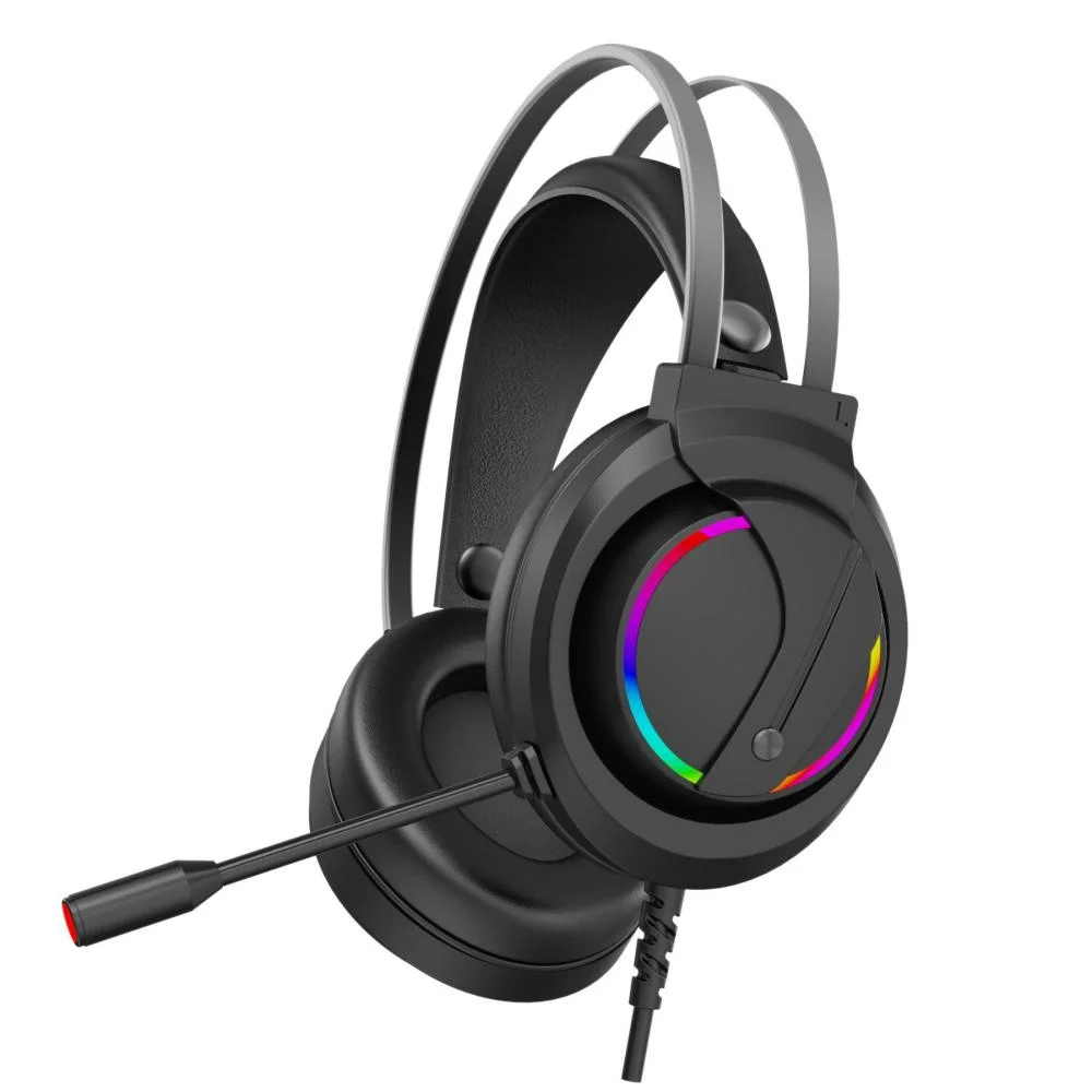 Auriculares Bluetooth ® para juegos con auricular estéreo de sonido envolvente LED RGB Light Ear Con micrófono