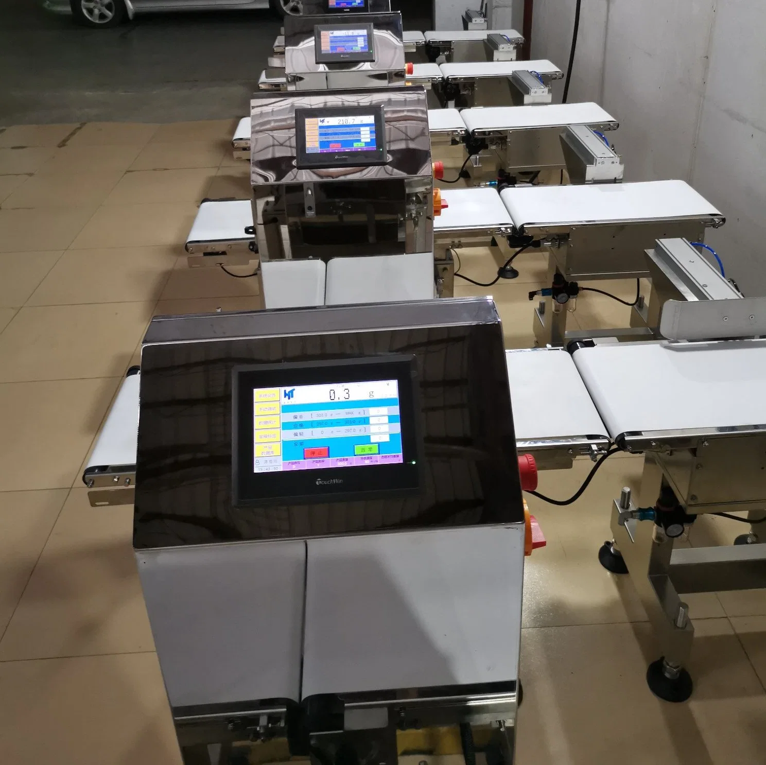 High Speed High Precise Conveyor Belt Check Weigher