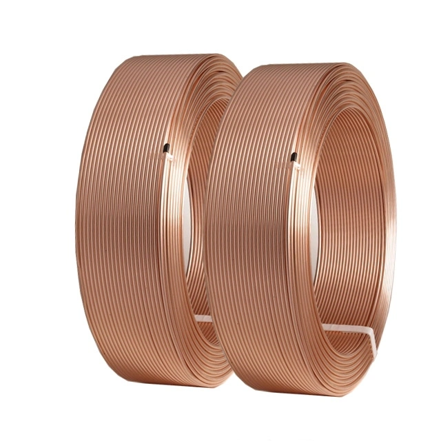 C1100 T2 Pure Air Condition Refrigeration AC Copper Tube 15.88mm Diameter *0.8 0.9 1mm Thickness Coils Insulated Pancake Coil Support Copper Tube