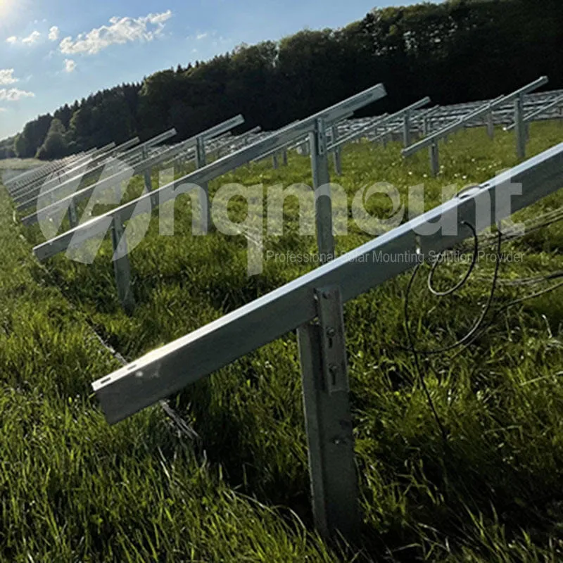 Chine fabricant montage au sol système de rayonnage solaire base en béton solaire Solution de pile de sol solaire montage de masse populaire