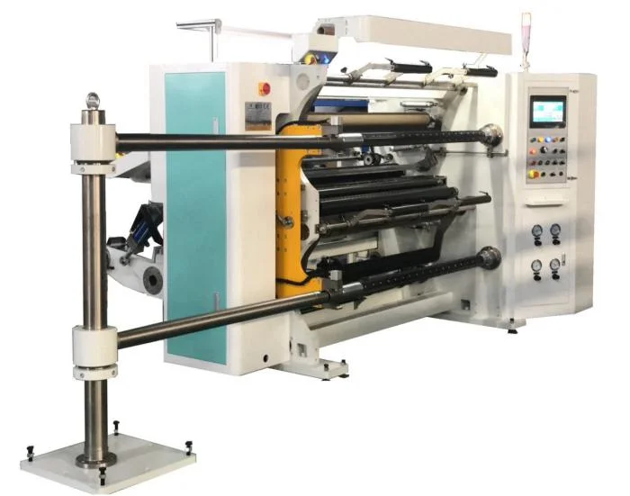 Está bien diseñado la laminación película rebobinadora cortadora longitudinal máquinas BOPP plástico Máquina de corte