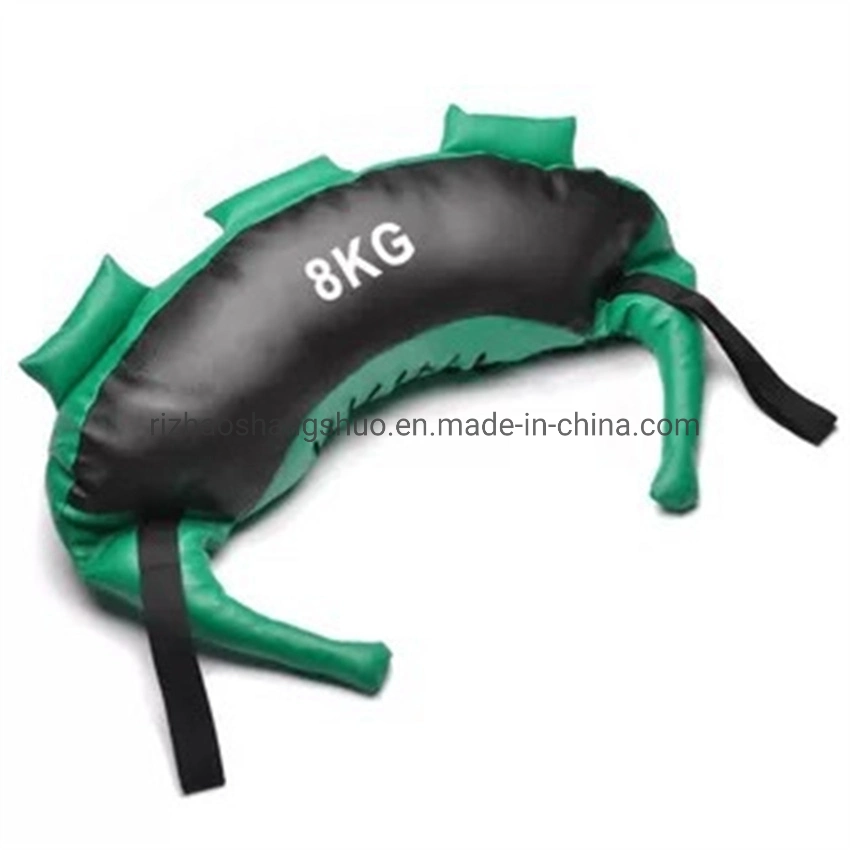 Matériau en cuir PU/PVC Sac de sable d'équilibre de base de couleur multi-taille pour équipement de fitness, articles de sport, musculation, entraînement de force, sac bulgare de puissance.