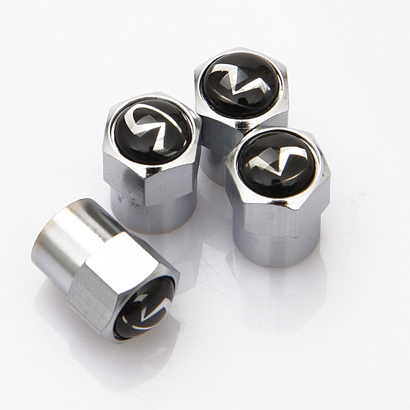 Customized Aluminum Alloy Car Logo Car Accessories Stainless Spare Part Tire Valve