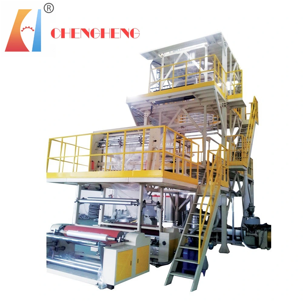 3 Layers ABA Plastic Extruder and Film Blowing Machine for Garbage Bag