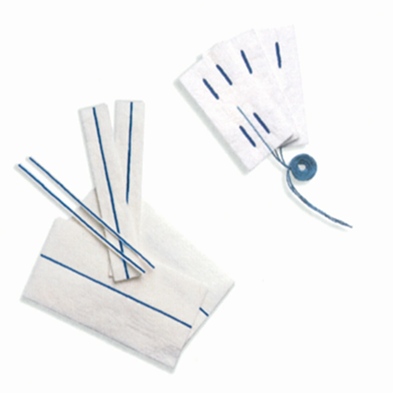 China Manufacturer Surgical Neuro Pad Sterile Neuro Patties with X-ray Detective Thread