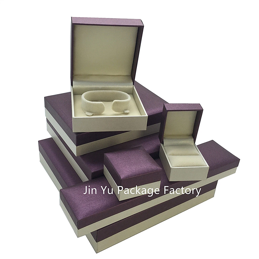 Jy-Jb51 Custom Paper Leather Wooden Jewelry Packaging Box of Ring Earring Watch Necklace Storage Box Case Wholesale