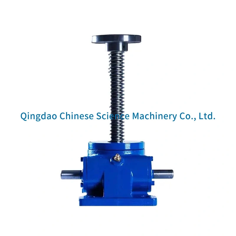 1 Ton 2.5 Ton 5 Ton High Lifting Capacity Hand Crank Screw Jack Lift Worm Gear Screw Jack