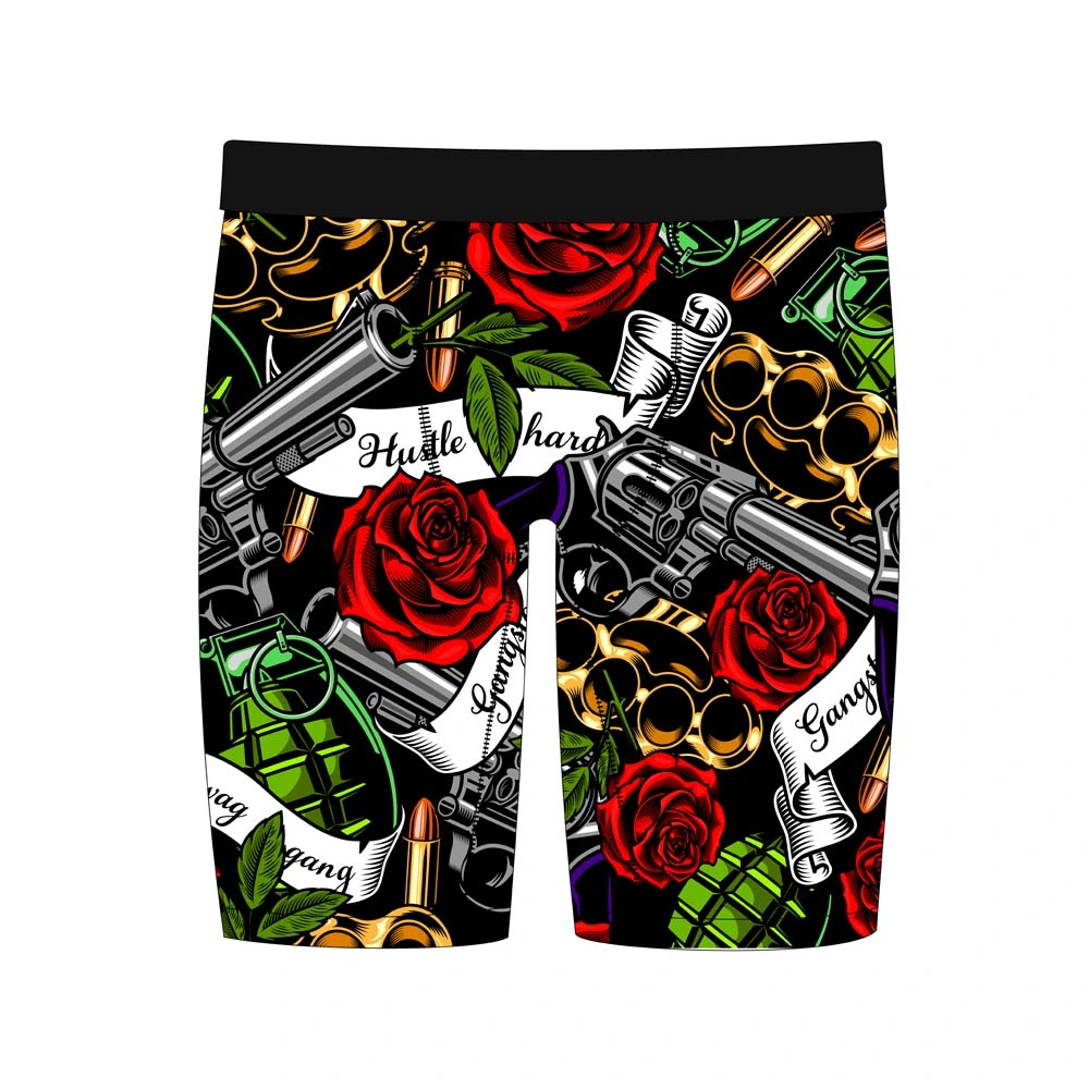 Hot Selling Custom Design Comfortable Men's Polyester Boxer Briefs Shorts Underwear