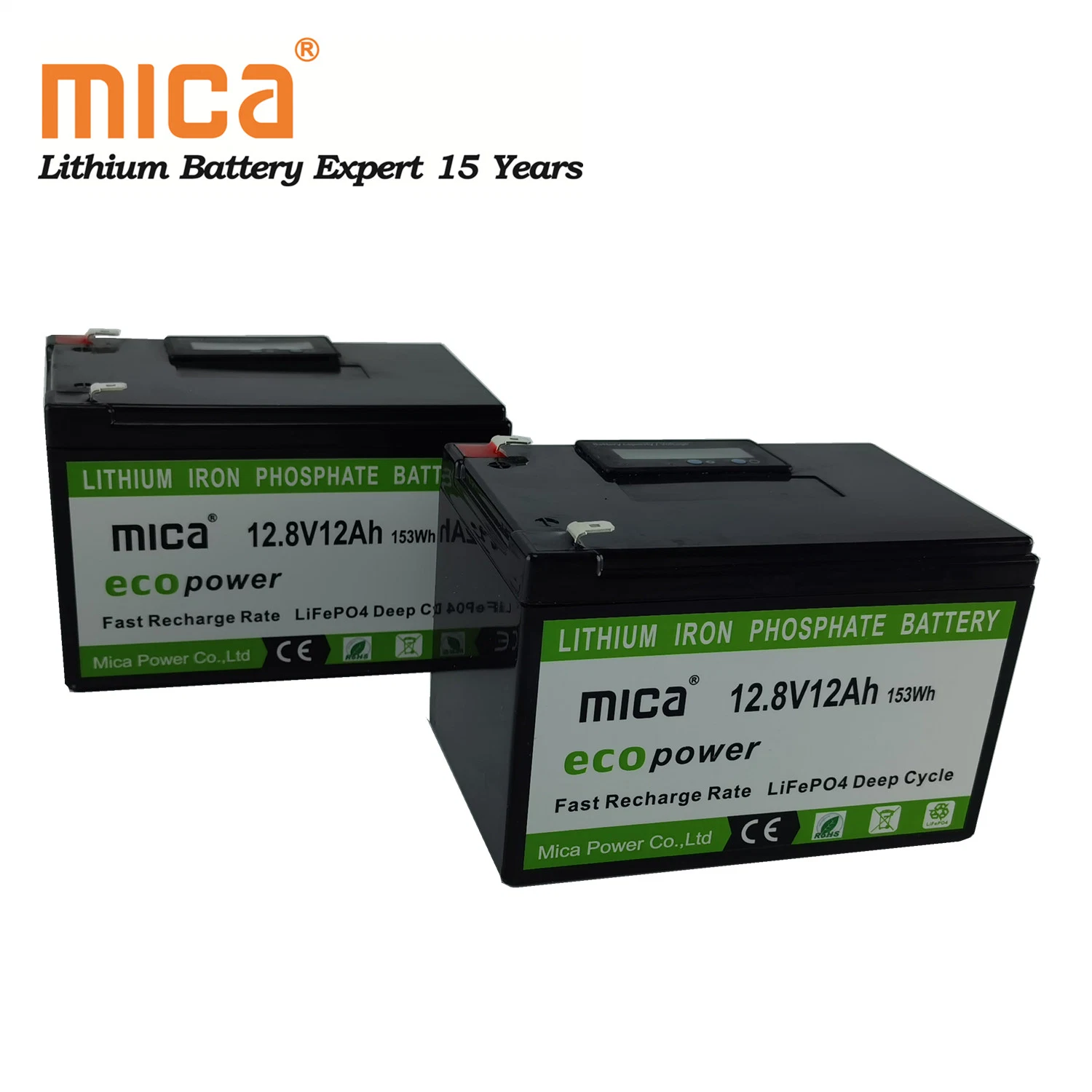 High quality/High cost performance  Long Cycle 12.8V/12V 12ah LiFePO4 Battery Pack Rechargeable with BMS for Solar Energy System Household Appliance