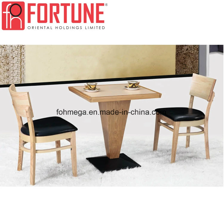 High quality/High cost performance  Restaurant Leather Chairs with Power Coasted Legs Table (FOH-BCA05)