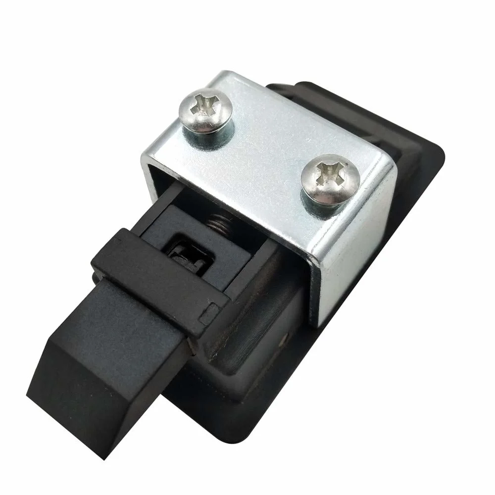 Xk111 Industrial Electric Cabinet Black Plastic Keyless Percussion Close Inline Panel Latch Lock