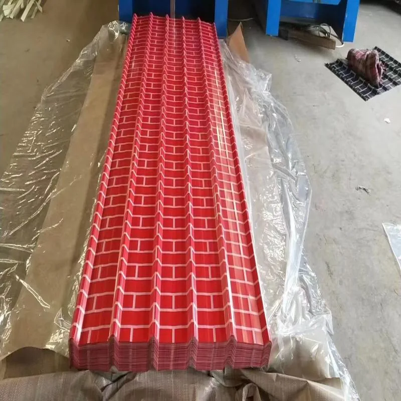 Red Color PPGI Roofing Sheets Wholesale/Supplier Color Coated Steel Roof Tiles PPGI Galvanized Steel Zinc Sheet