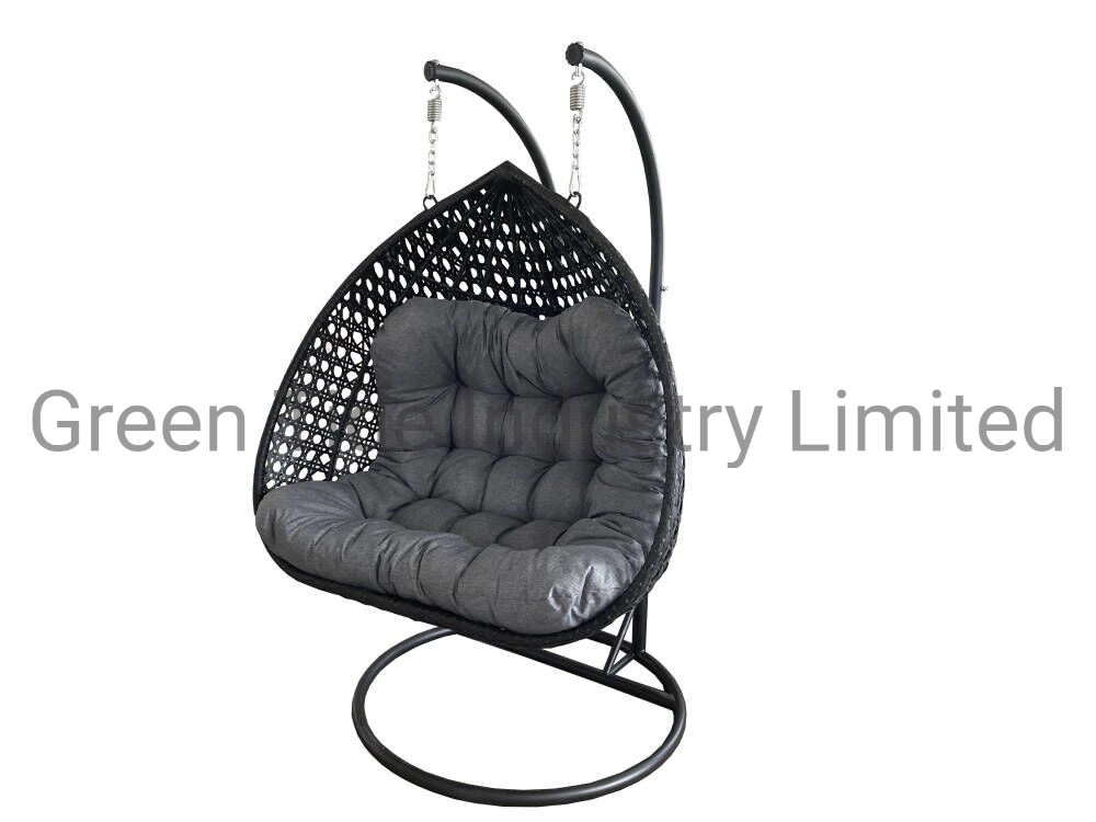 Outdoor Patio Wicker Weave Furniture Hanging Rattan Egg Swing for Garden