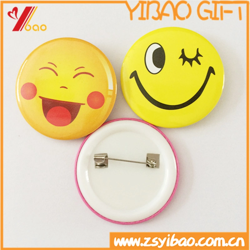 Wholesale/Supplier Price Custom Shape Cute Tinplate Cmyk Printing Button Badge Souvenir Gift (YB-HD-154)